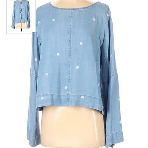 Cloth & Stone Long Sleeve Blouse Size M